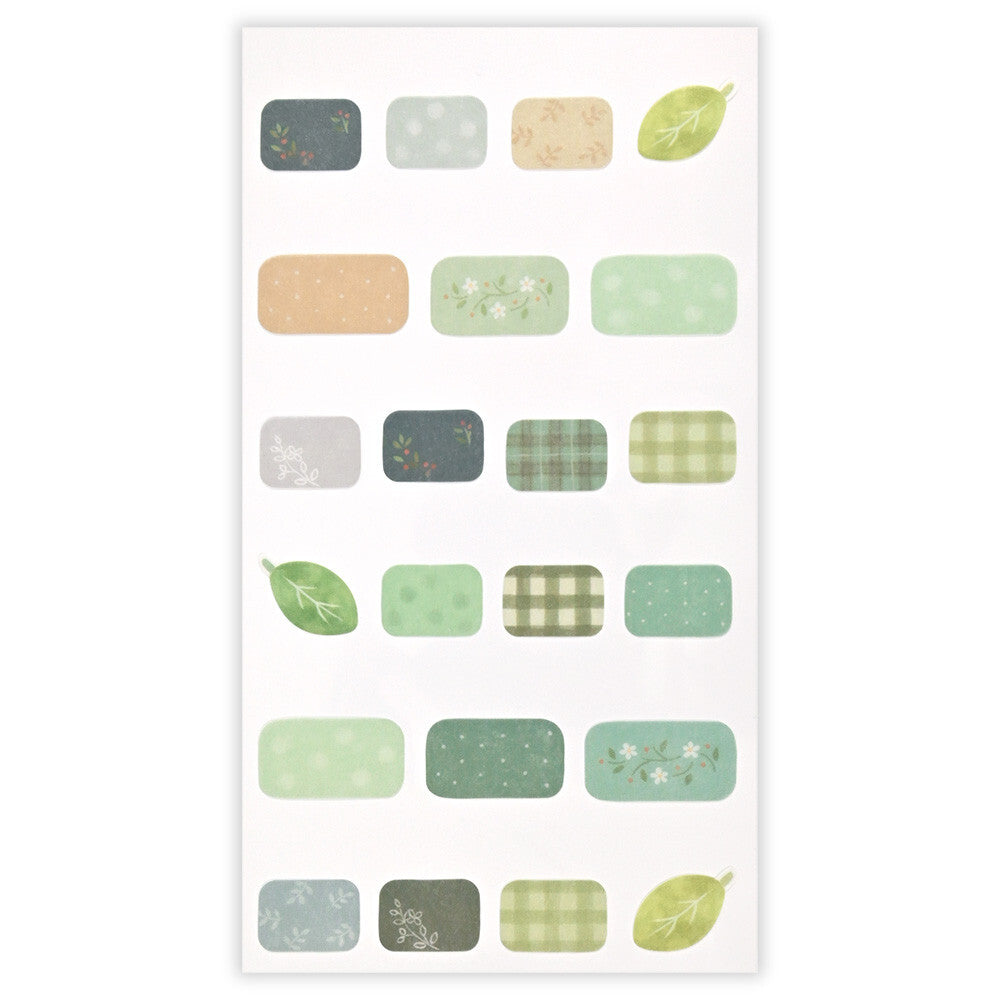 Flying Squirrel 'Mattari Animals' Mellow Night Stickers Sheet