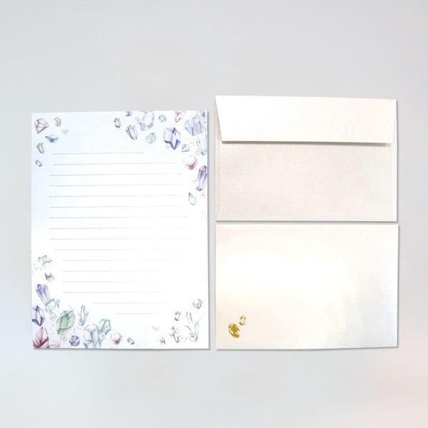 Gemstone Crystals 'Polite Letters' Letter Writing Set