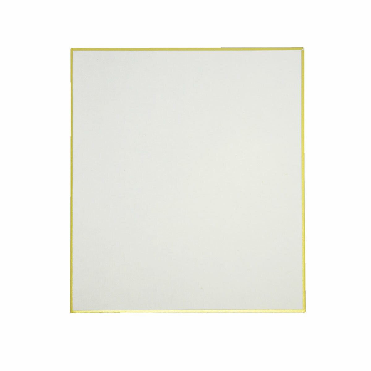 Gold Edge Blank Japanese Shikishi Board 10pcs (12x13.5cm)