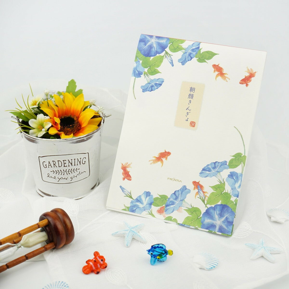 Goldfish & Morning Glory Letter Writing Paper Pad