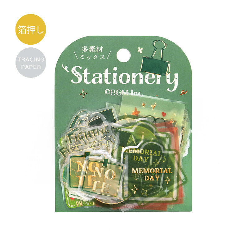 Green Stationery | Holiday Store Tour | Planner Flake Stickers | BGM