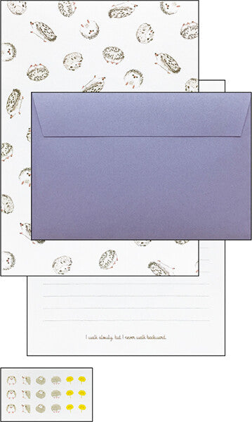 Hedgehog 'Mite' Letter Writing Set