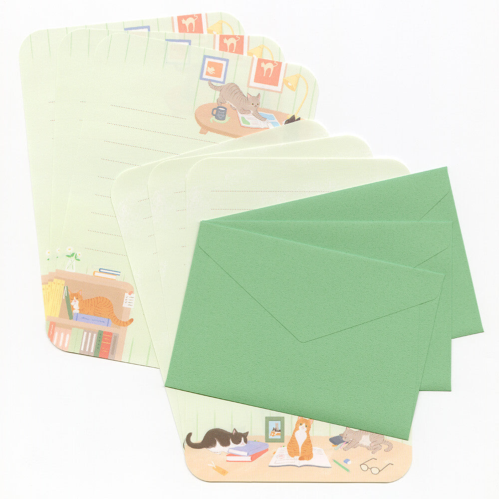 Housecats 'Nyan Tom' Letter Writing Set