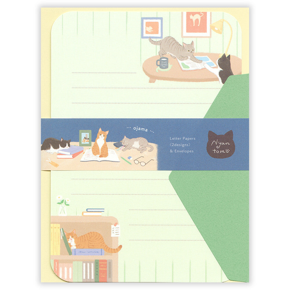 Housecats 'Nyan Tom' Letter Writing Set
