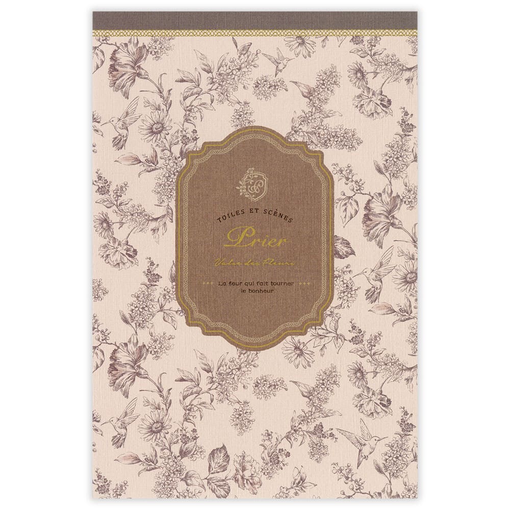 Hummingbird Classic Elegance 'Prier Toiles Et Scenes' Letter Writing Pad
