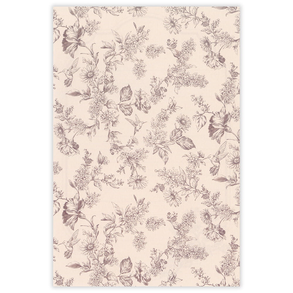 Hummingbird Classic Elegance 'Prier Toiles Et Scenes' Letter Writing Pad
