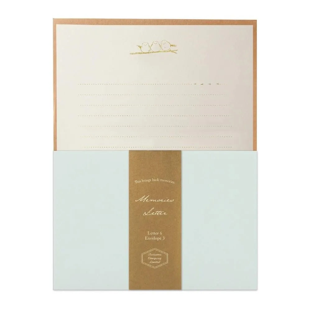 Japanese Snow Fairy Bird 'Memories Letter' Letter Writing Set