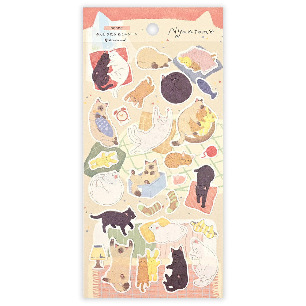 Kittens Bedtime 'Nyan Tom' Stickers Sheet