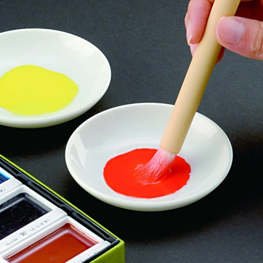 Kuretake Gansai Tambi Etegami Faceted 48 Colours Watercolour Palette Paint Set