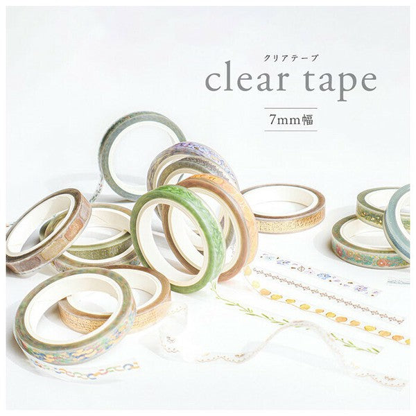 Lace 'Line' Series | Clear Washi Tape 7mm | Mind Wave