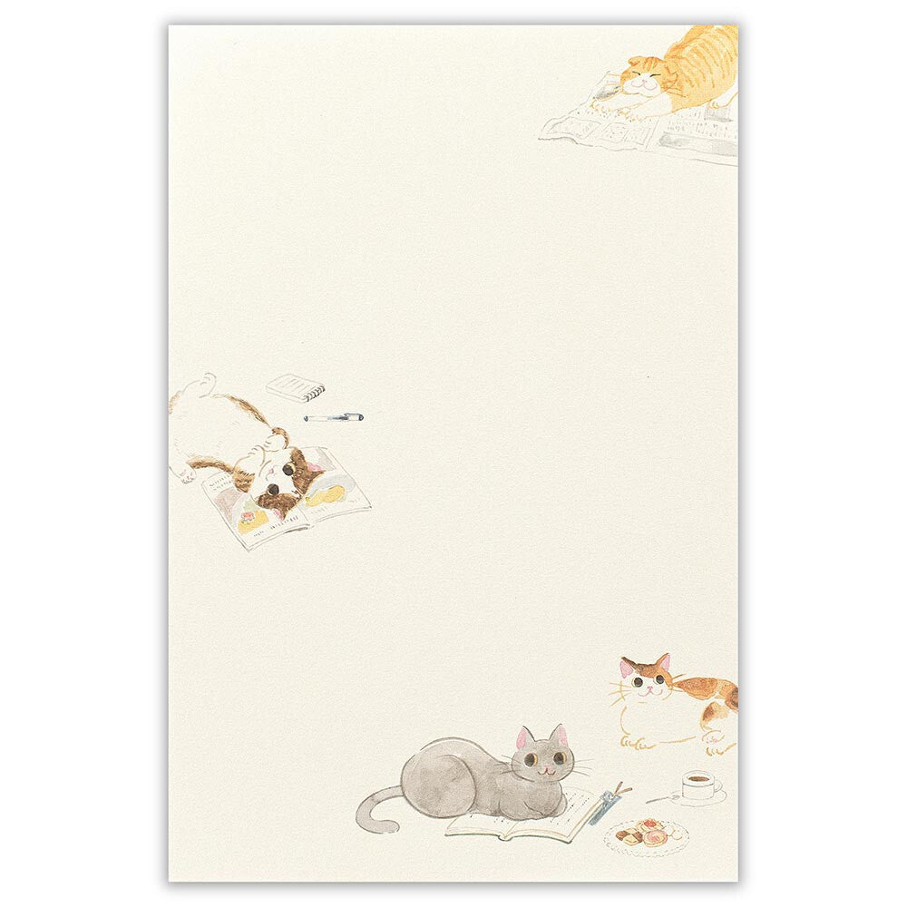 Letter Writing Pad- Lifestyle Cats