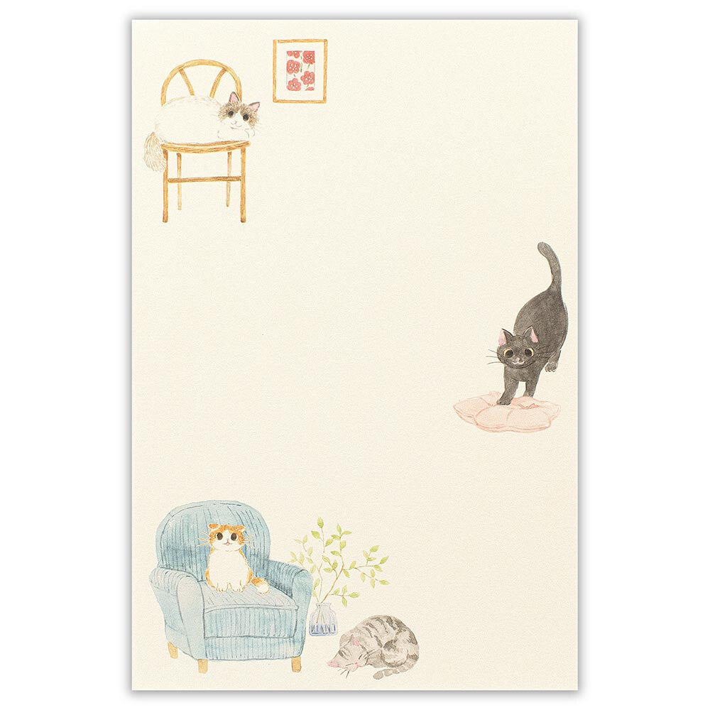 Letter Writing Pad- Lifestyle Cats