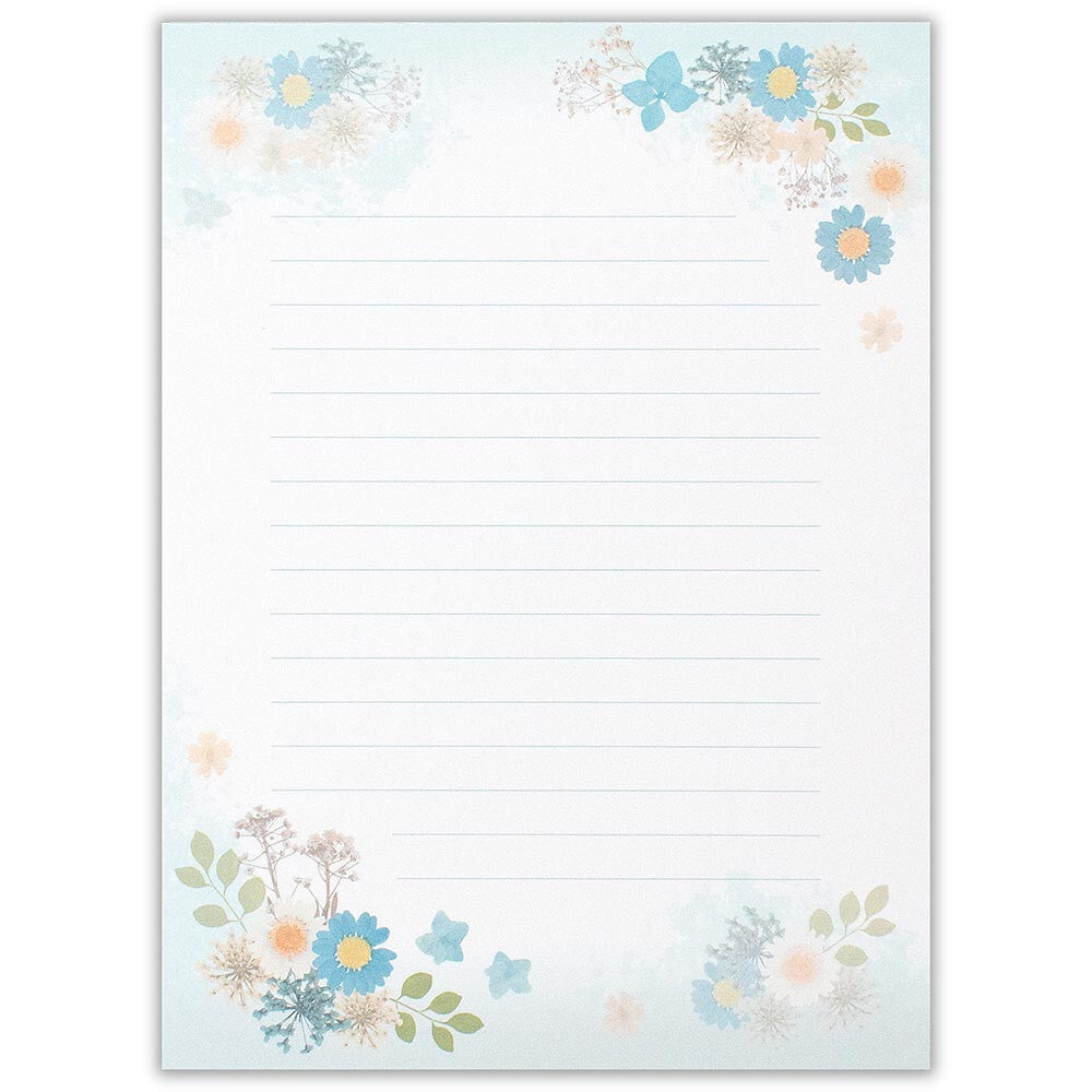 Pressed Flowers | Letter Writing Pad A5