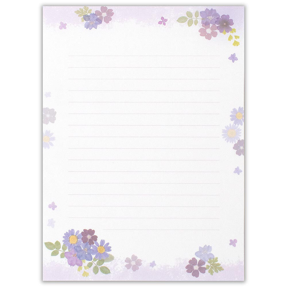 Pressed Flowers | Letter Writing Pad A5