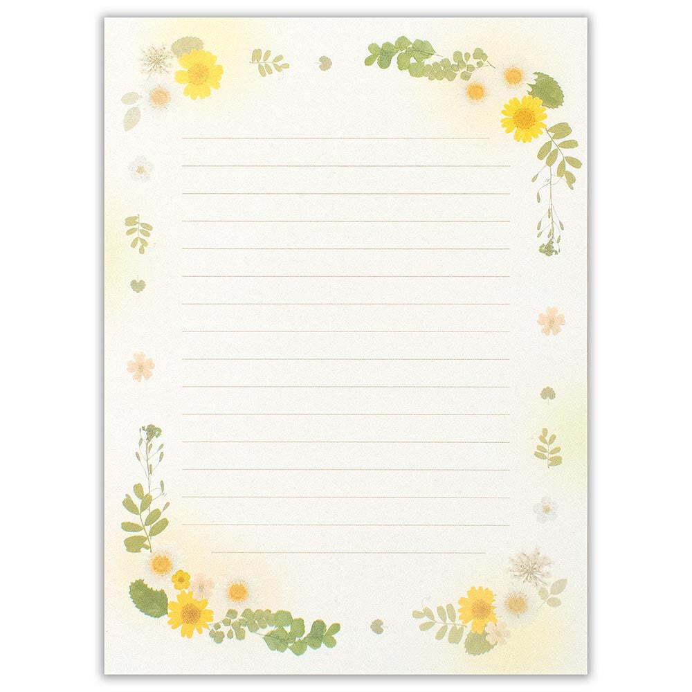 Pressed Flowers | Letter Writing Pad A5