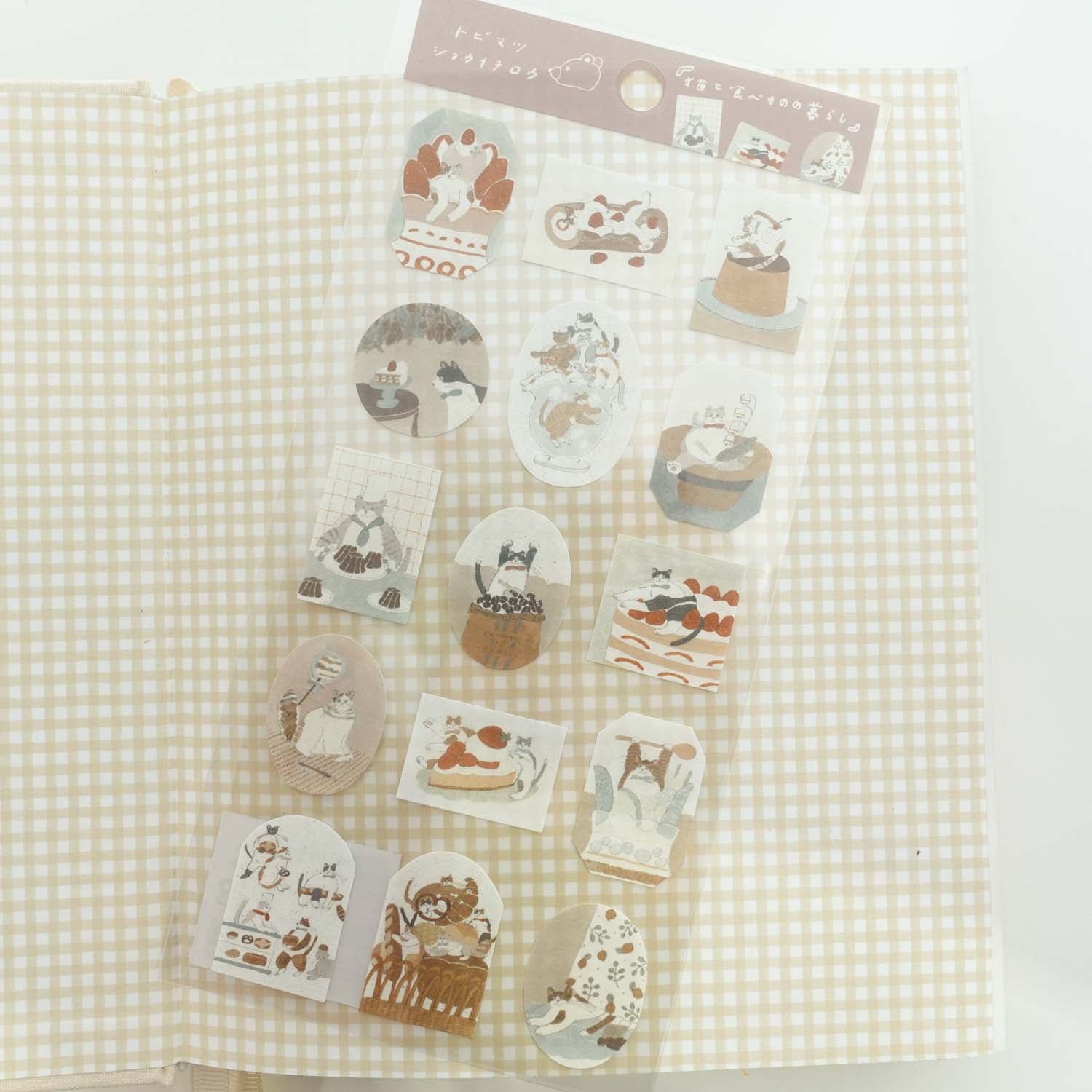 Life of Cat & Food | Shoichiro Tobimatsu | Stickers Sheet