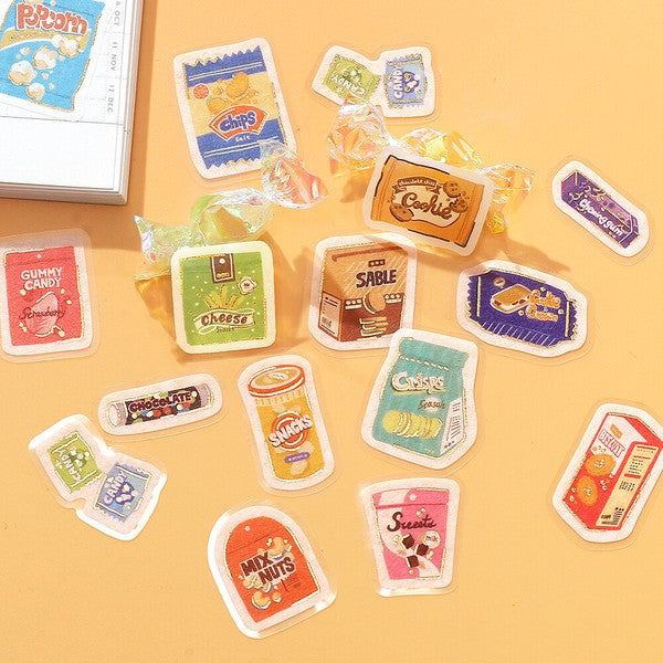 Lots of Snacks  Ippai  Planner Flake Stickers  BGM