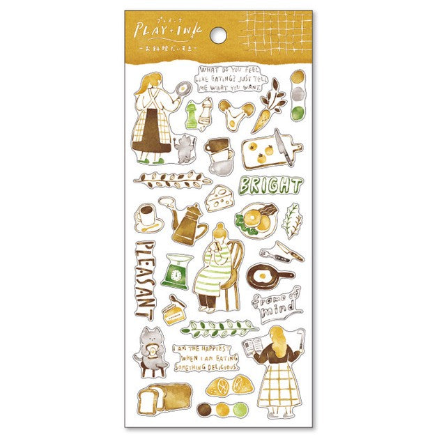 Love Cooking 'Play + Ink' Stickers Sheet