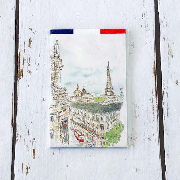 French Paris City Drawing Pocket Money Gift Pochi Envelopes