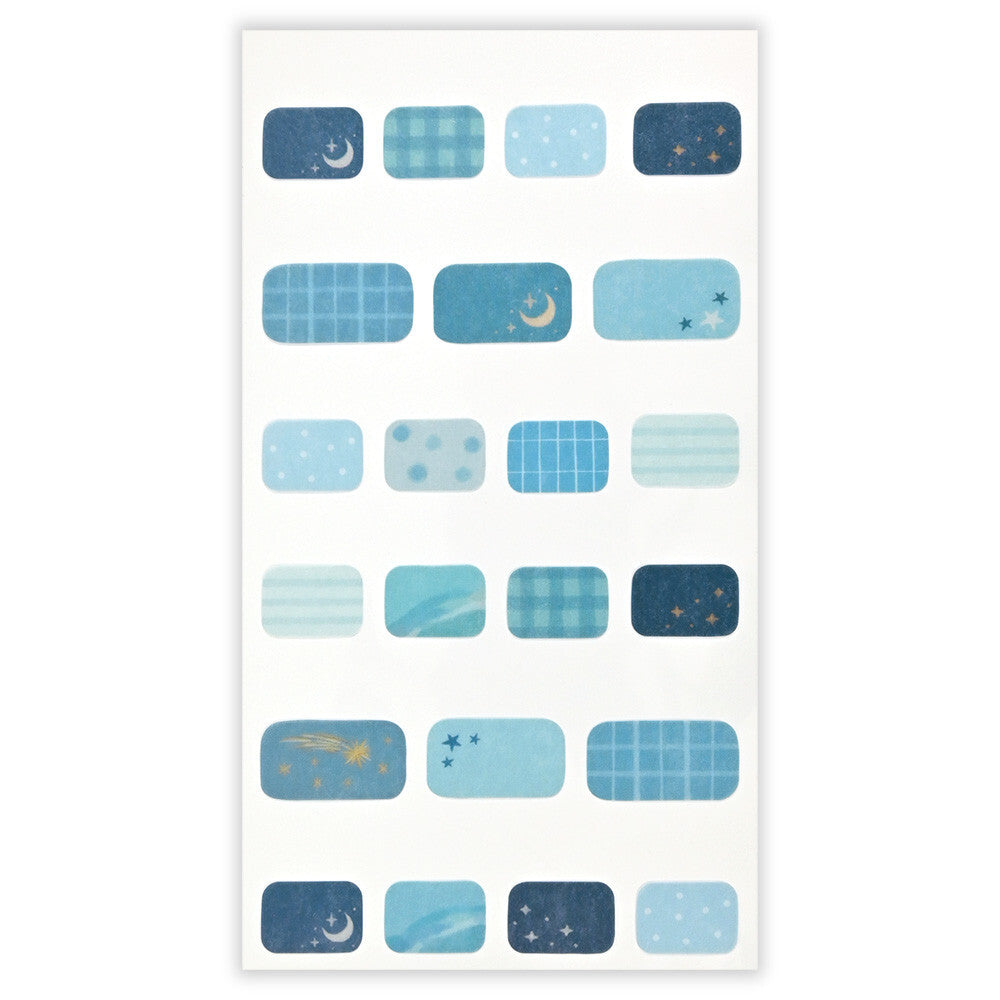 Penguins 'Mattari Animals' Mellow Night Stickers Sheet