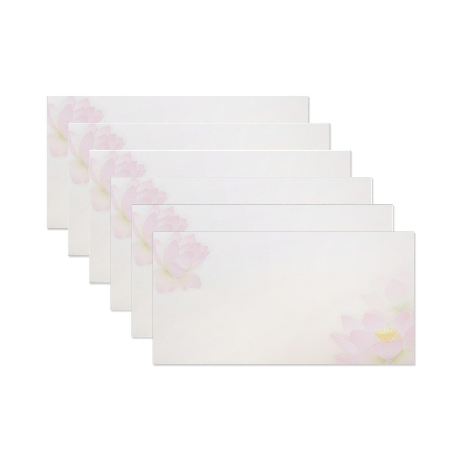 Envelopes (6-pack) - Pink Lotus