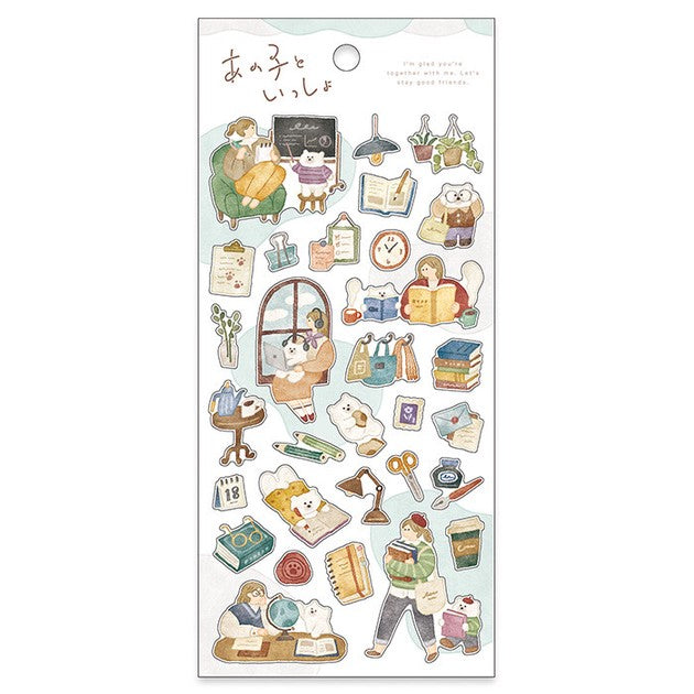 Polar Bear 'Together With Me' Stickers Sheet