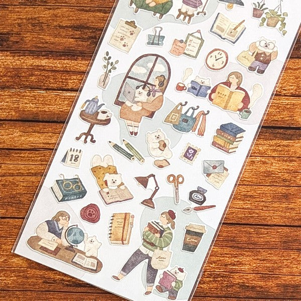 Polar Bear 'Together With Me' Stickers Sheet