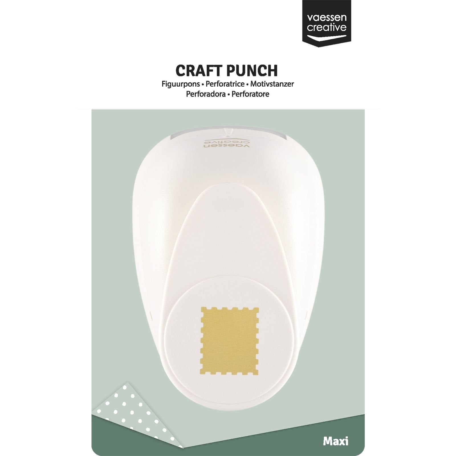 Postage Stamp (29 x 25mm) Craft Punch Tool Vaessen Creative