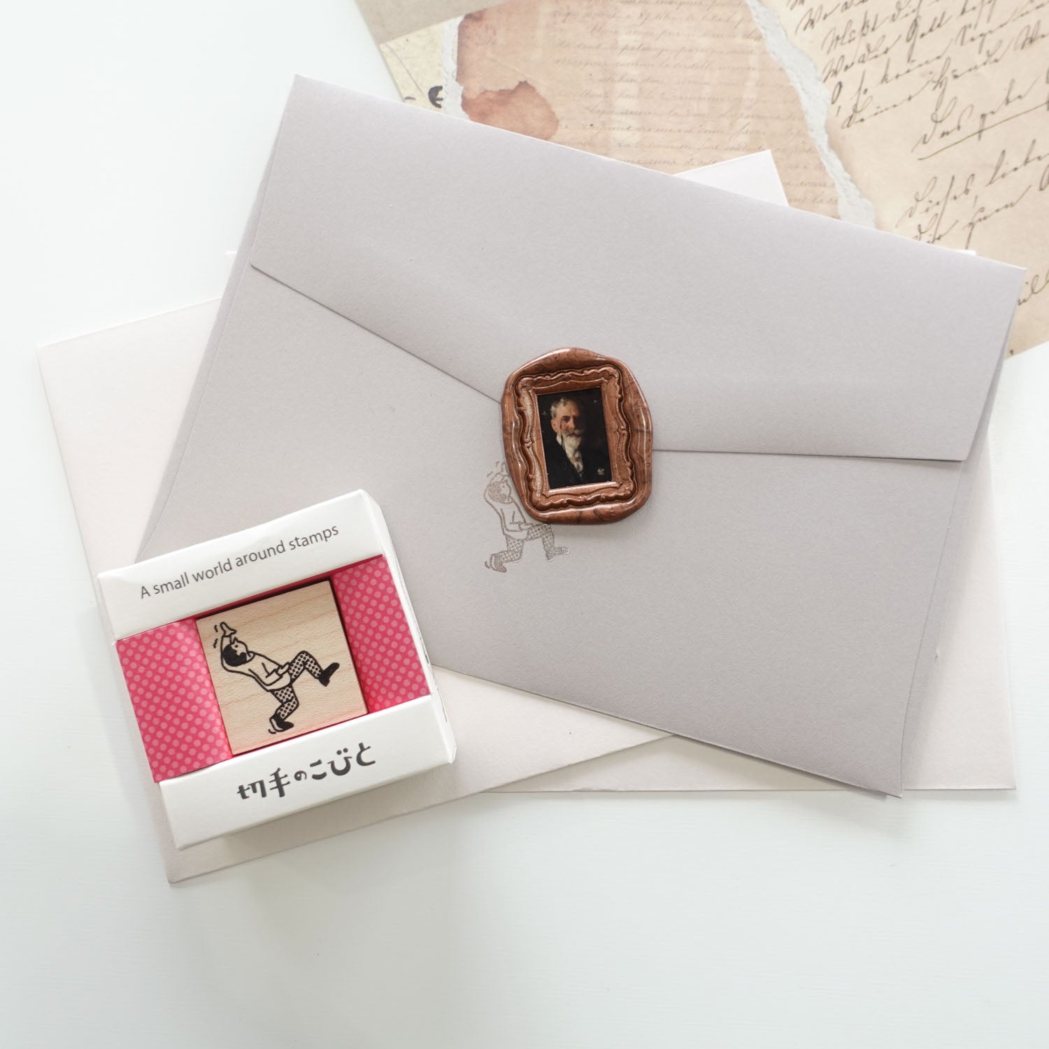 Carry Where? | A Small World Around Stamps | Kitte No Kobito | Rubber Stamp