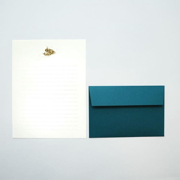 Running Train in the Night Sky 'Memories Letter' Letter Writing Set