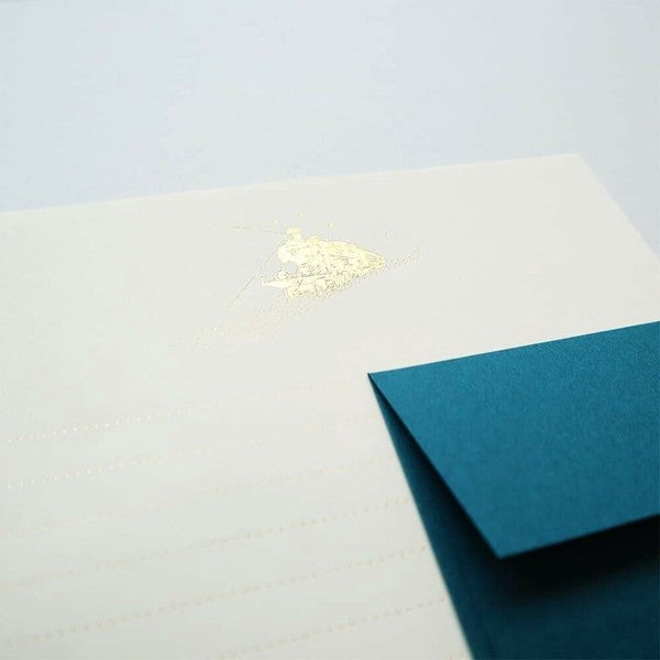 Running Train in the Night Sky 'Memories Letter' Letter Writing Set