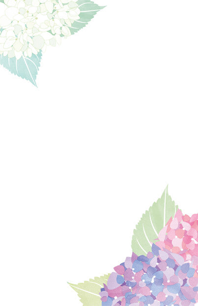Hydrangea Flowers | Season of a Hydrangea | Letter Writing Pad
