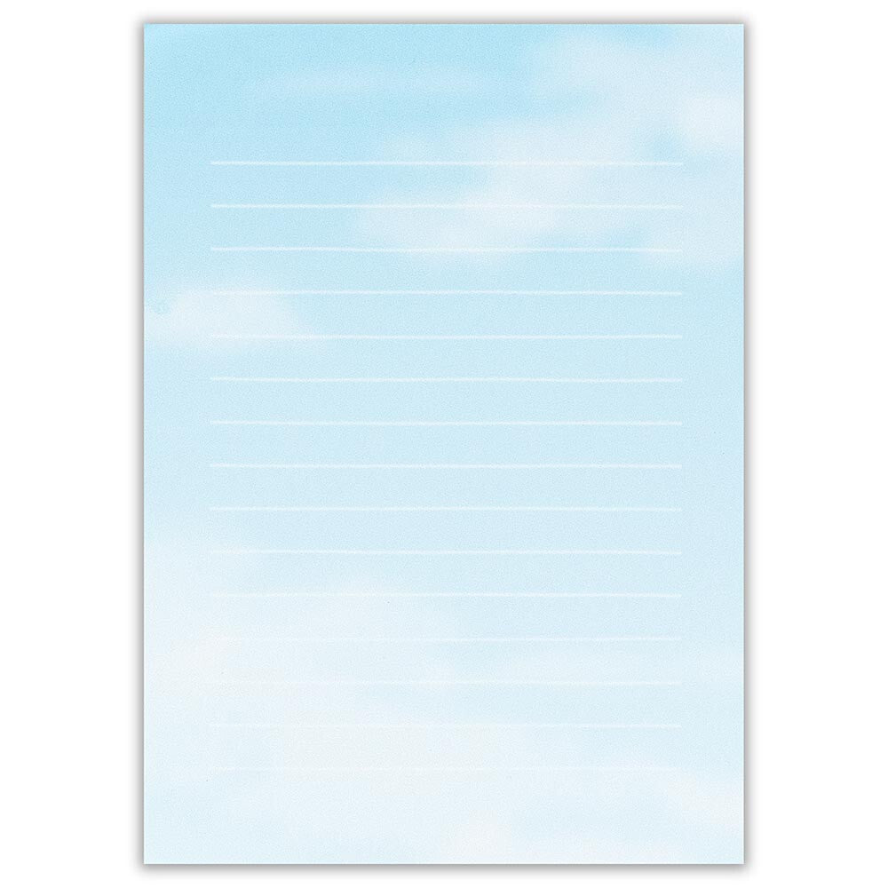 Sky 'Sora' Clouds Rainbow Letter Writing Pad