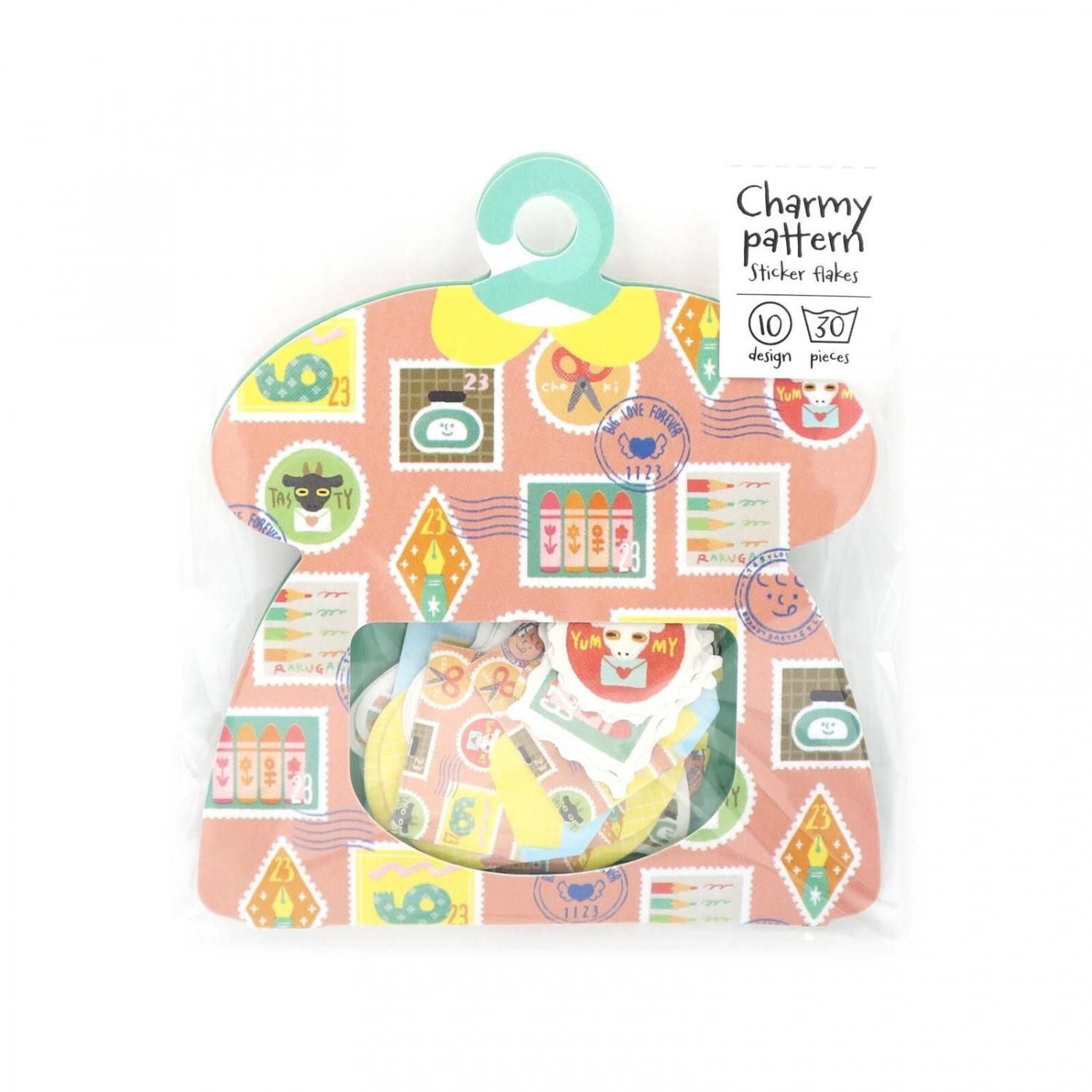 Stamps 'Charmy Pattern' | Flake Stickers | World Craft