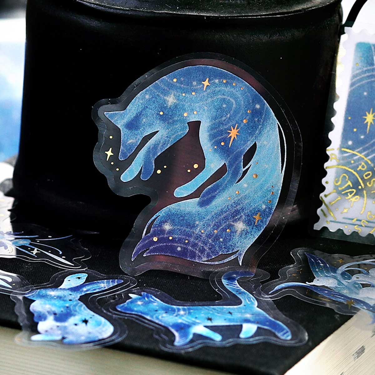 Uranus Celestial Starry Animals | 'Stardust Magic' | Planner Flake Stickers | BGM