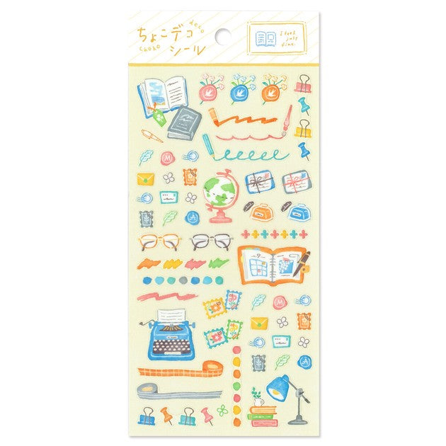 Stationery 'Choko Deco' Stickers Sheet