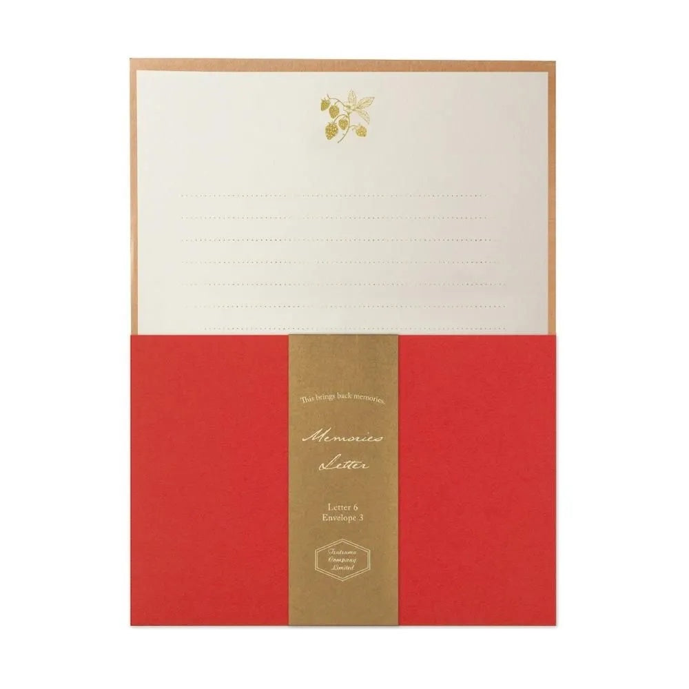 Strawberry Picking 'Memories Letter' Letter Writing Set
