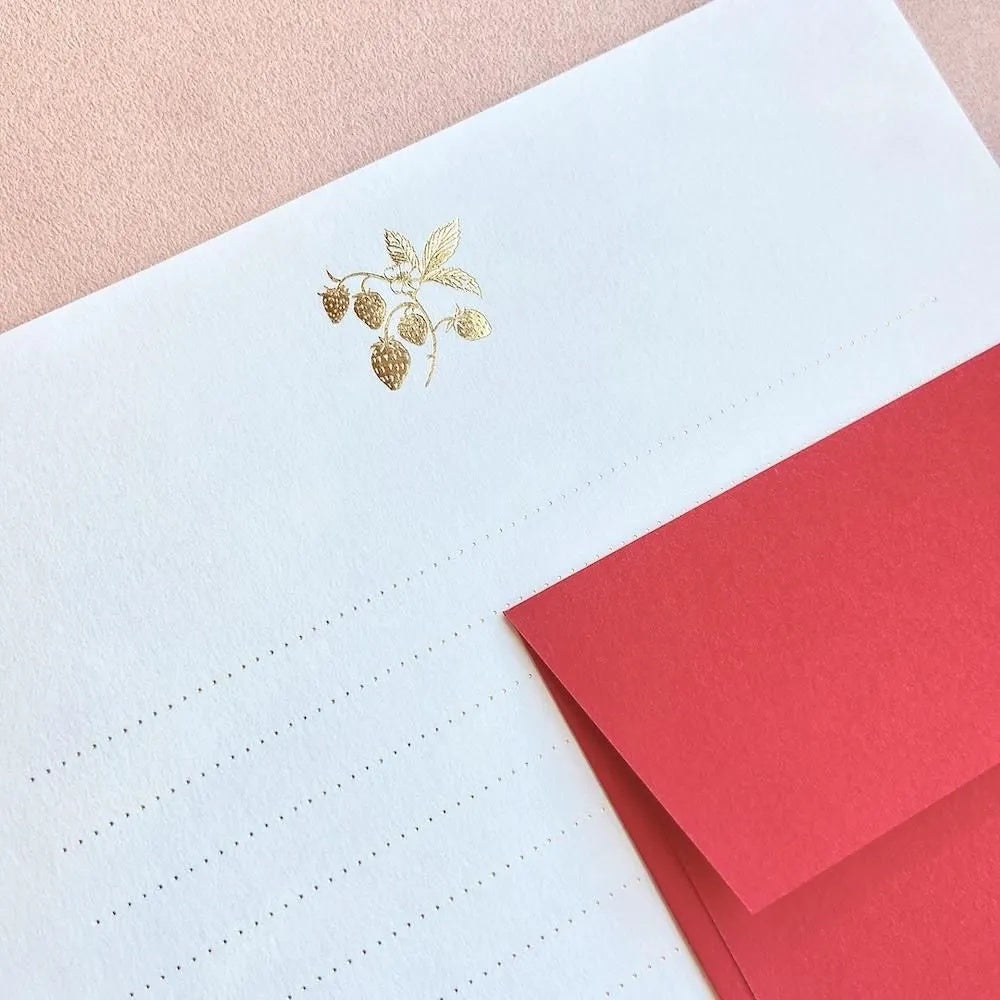 Strawberry Picking 'Memories Letter' Letter Writing Set
