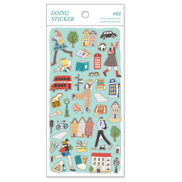 Study School 'Doing Sticker' Stickers Sheet