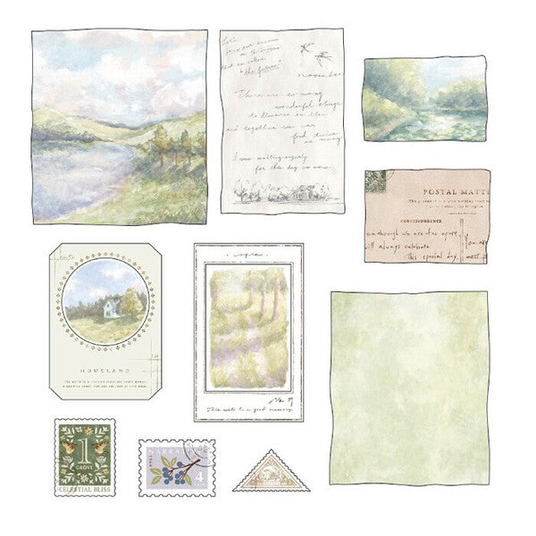 Sunlight Filtering Through Trees 'Landscape' | Flake Stickers | Mind Wave