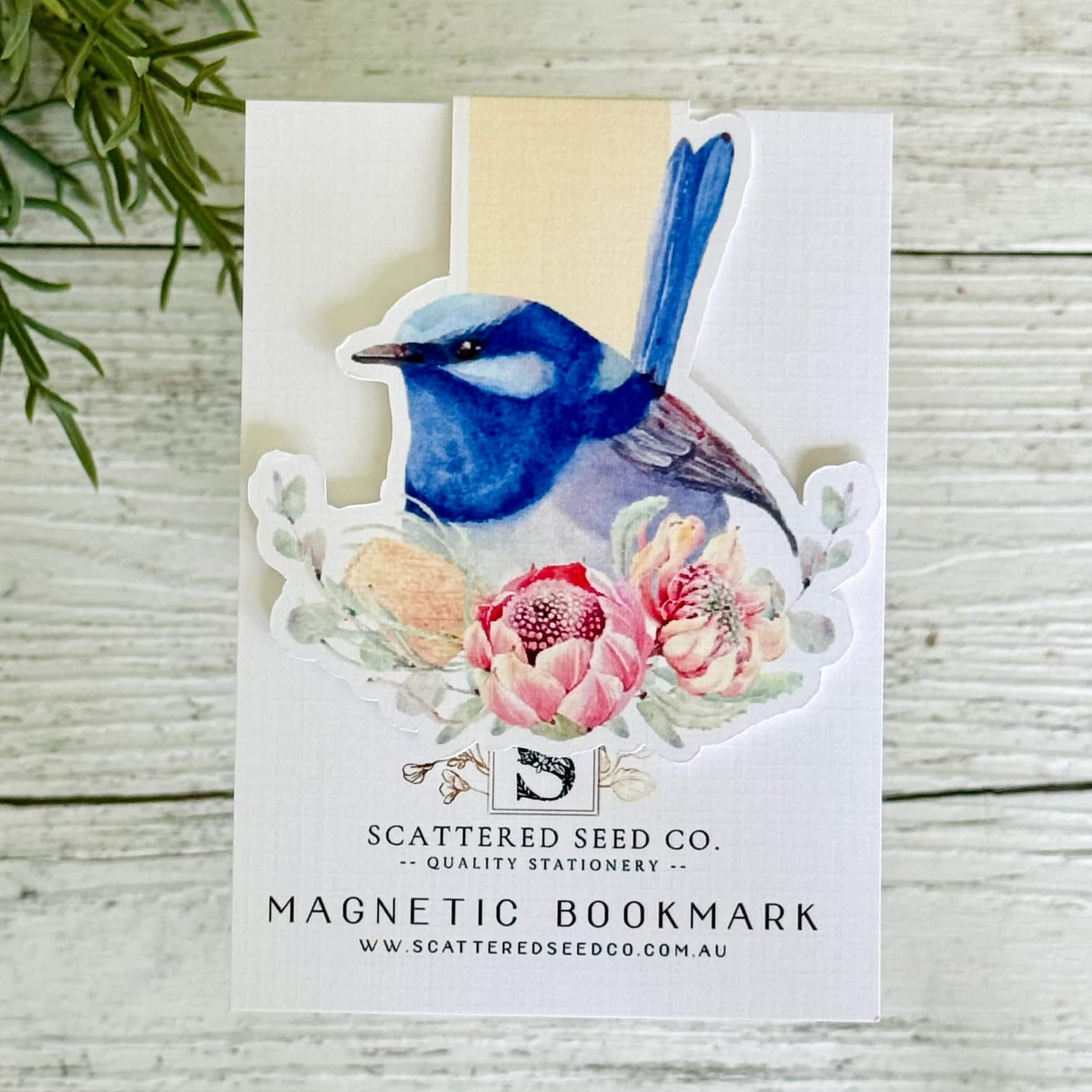 Superb Fairy Wren Magnetic Bookmark