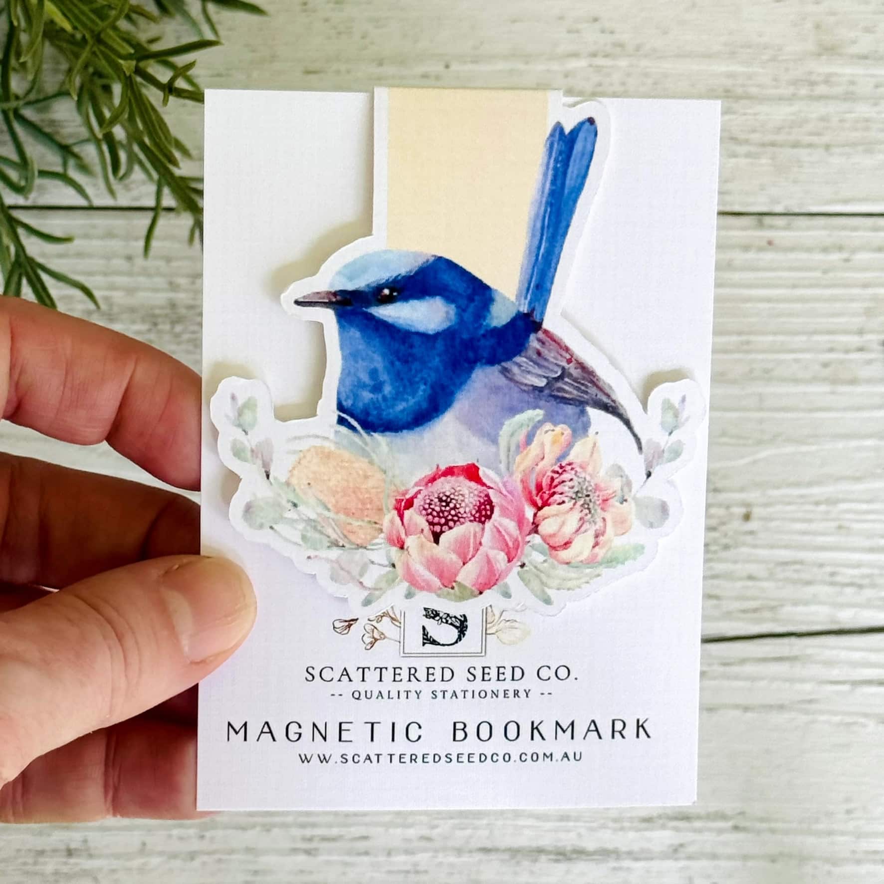 Superb Fairy Wren Magnetic Bookmark