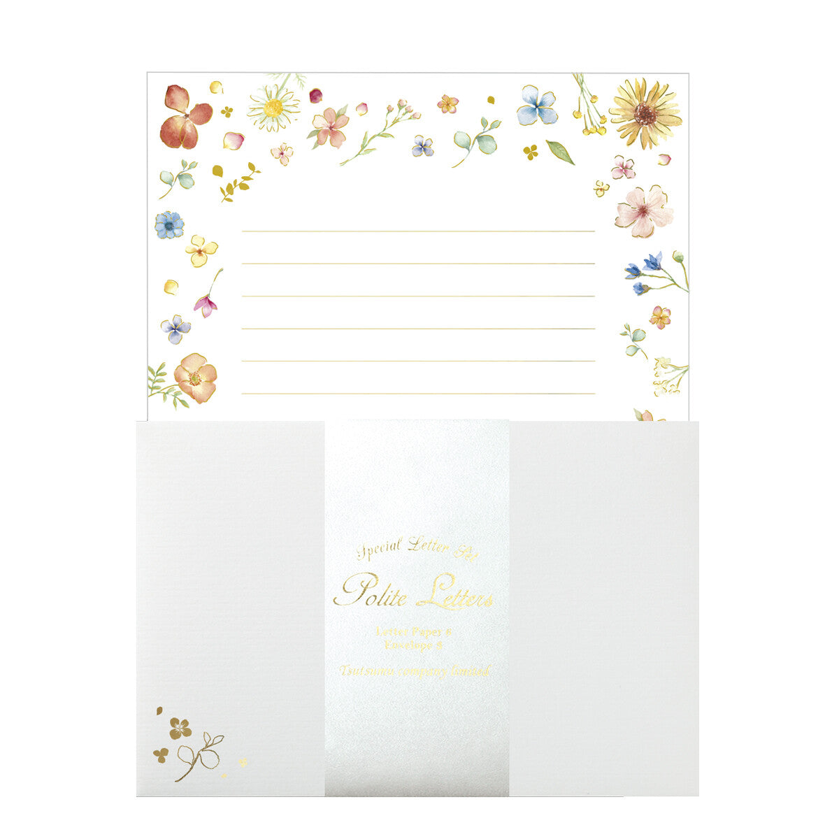 Sweet Flower 'Polite Letters' Letter Writing Set