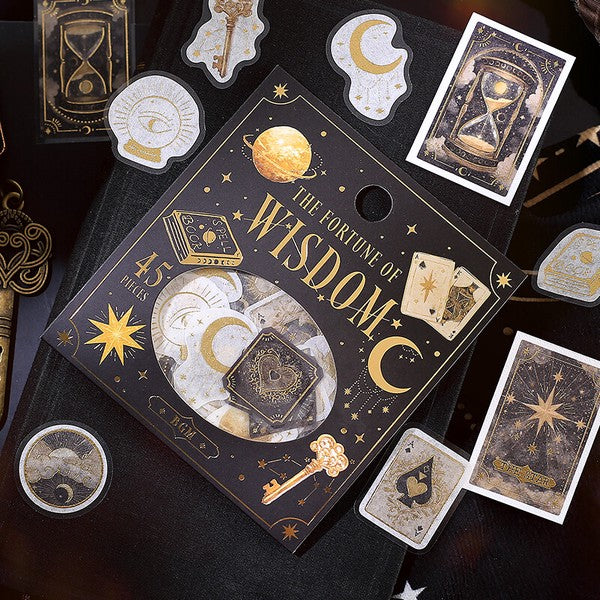 The Fortune Of Wisdom  Planner Flake Stickers  BGM