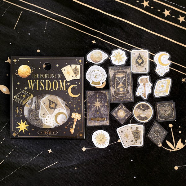 The Fortune Of Wisdom  Planner Flake Stickers  BGM