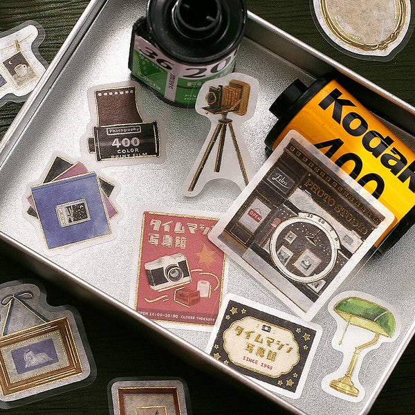 Film & Photo Gallery | Time & Space | 'Shopping Arcade' Series | Planner Flake Stickers | BGM