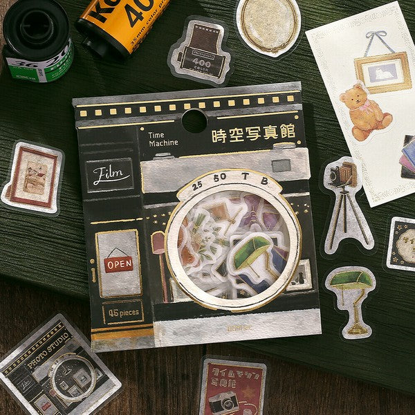 Film & Photo Gallery | Time & Space | 'Shopping Arcade' Series | Planner Flake Stickers | BGM