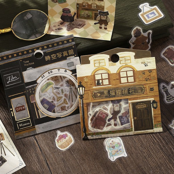 Film & Photo Gallery | Time & Space | 'Shopping Arcade' Series | Planner Flake Stickers | BGM