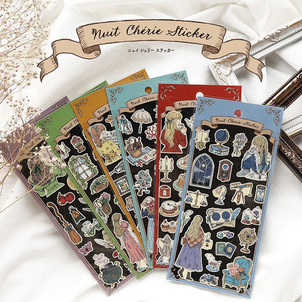 'Nuit Cherie' Stickers Sheet