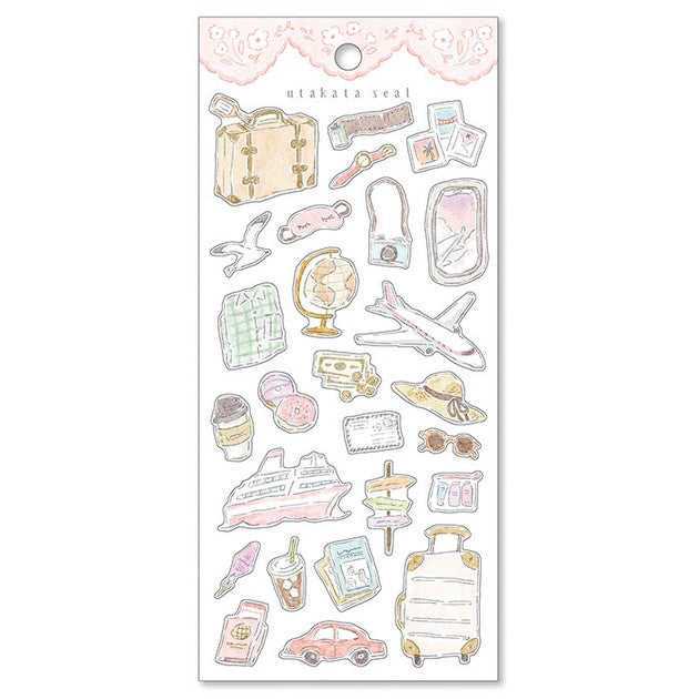 Travel Softly 'Utakata' Stickers Sheet